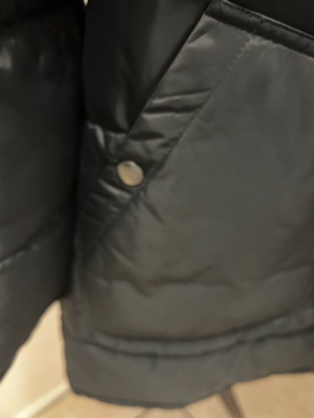 . Maralyn & Me Puffer Coat Gently Used Size 1X (Fits Like 2X) – Faux Fur Hood - Picture 4 of 7